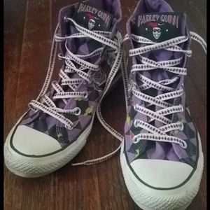Limited edition Harley Quinn and Joker Converse